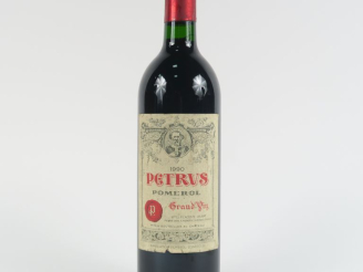 Vente aux enchères 1 BOUTEILLE PETRUS POMEROL - 1990 - BG+/ETLA