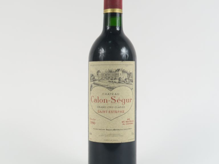 1 BOUTEILLE CHÂTEAU CALON SÉGUR GCC ST ESTÈPHE - 1990