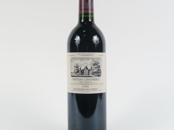 1 BOUTEILLE CHÂTEAU CANTEMERLE GCC HAUT MÉDOC - 1996