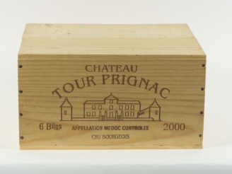 Vente aux enchères 6 BOUTEILLES CHÂTEAU TOUR PRIGNAC CB MÉDOC - 2000 - CBO