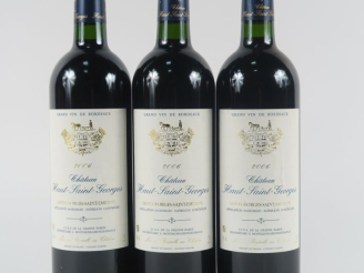 Vente aux enchères 3 BOUTEILLES CHÂTEAU HAUT SAINT GEORGES ST GEORGES ST ÉMILION - 2006