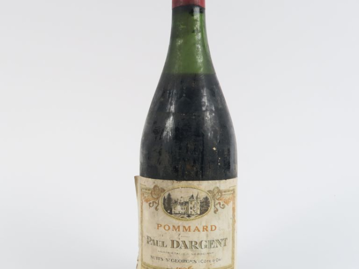 1 BOUTEILLE POMMARD PAUL DARGENT - 1923 - 5,2 CM/PRÉSUMÉE/EA
