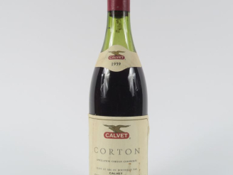Vente aux enchères 1 BOUTEILLE CORTON CALVET - 1959 - 4,5 CM