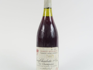 Vente aux enchères 1 BOUTEILLE GEVREY CHAMBERTIN 1er CRU 'LES CHAMPEAUX' CHARLES QUILLARD