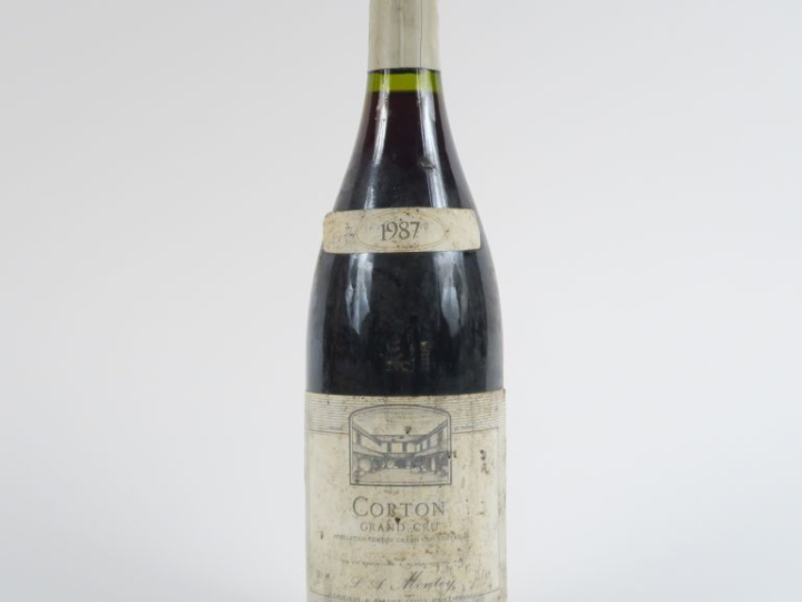 1 BOUTEILLE CORTON GC L. A. MONTEY - 1987 - ELT