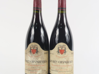 Vente aux enchères 2 BOUTEILLES GEVREY CHAMBERTIN 'VIEILLES VIGNES' DOMAINE GEANTET PANSI