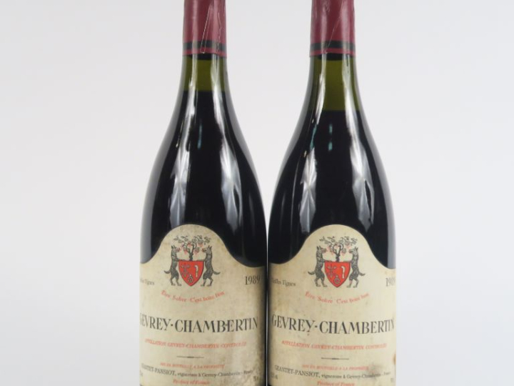 2 BOUTEILLES GEVREY CHAMBERTIN 'VIEILLES VIGNES' DOMAINE GEANTET PANSI