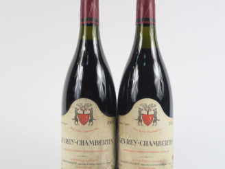 Vente aux enchères 2 BOUTEILLES GEVREY CHAMBERTIN 'VIEILLES VIGNES' DOMAINE GEANTET PANSI