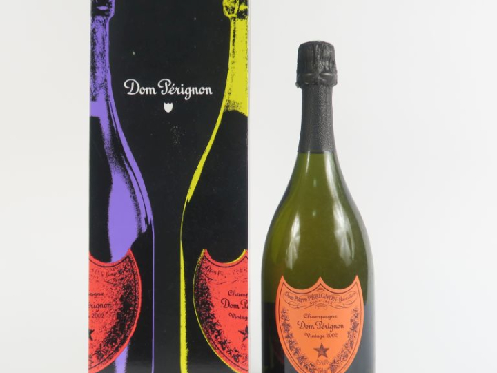 1 BOUTEILLE CHAMPAGNE DOM PÉRIGNON 'ANDY WARHOL' - 2002 - COFFRET