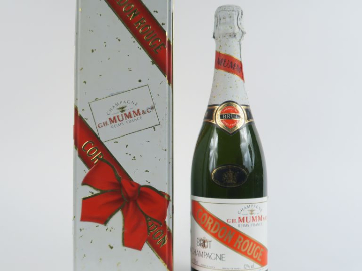 1 BOUTEILLE CHAMPAGNE MUMM 'CORDON ROUGE' - COFFRET