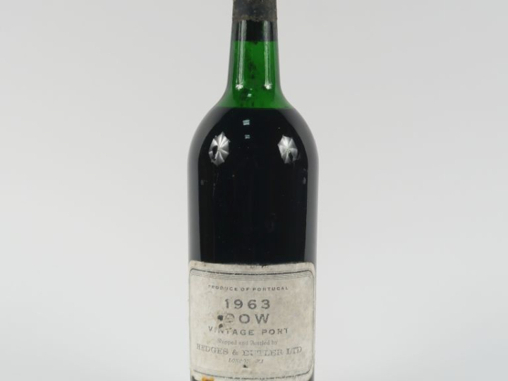 1 BOUTEILLE PORTO DOW HEDGES   BUTLER - 1963 - LB-HEP/ELA