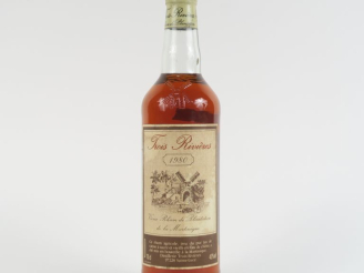 Vente aux enchères 1 BOUTEILLE RHUM TROIS RIVIÈRES 45° - 1980 - ELT