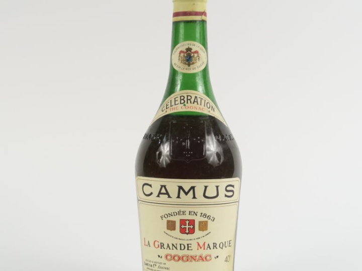1 BOUTEILLE COGNAC CAMUS LA GRANDE MARQUE 'CELEBRATION' - PAPIER DE SO