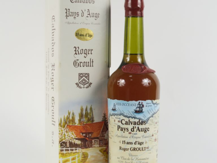 1 BOUTEILLE CALVADOS ROGER GROULT '15 ANS' 41° - COFFRET