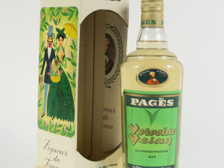 1 BOUTEILLE VERVEINE VELAY PAGÈS -  COFFRET