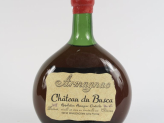 Vente aux enchères 1 BOUTEILLE ARMAGNAC CHÂTEAU DU BUSCA - 1974 - PRÉSUMÉE