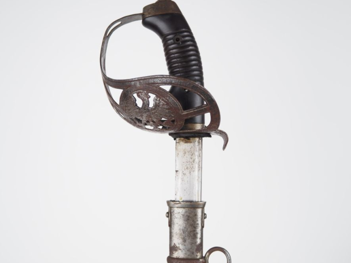 Sabre de hussard modèle 1889 prussien.  Poignée en caoutchouc durci (m