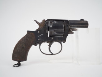 Vente aux enchères Revolver Bulldog, cinq coups, calibre 380, double action.  Finition br