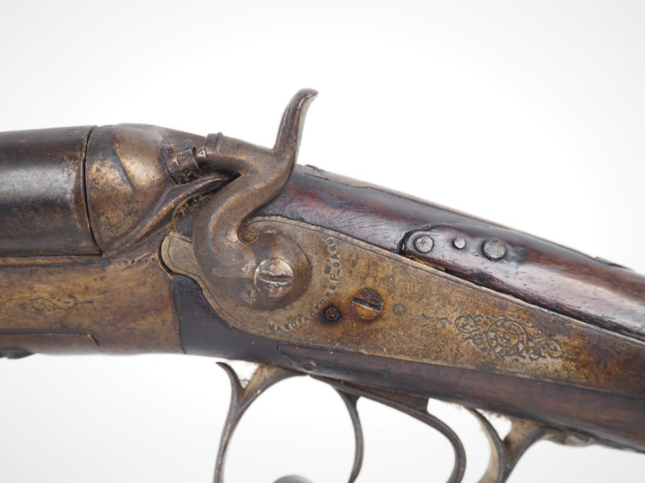 Fusil de chasse à percussion centrale, chiens extérieurs, calibre 16-6