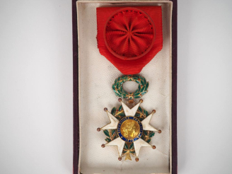 Vente aux enchères FRANCE  ORDRE DE LA LEGION D’HONNEUR  Etoile d’officier d’époque IIIe 