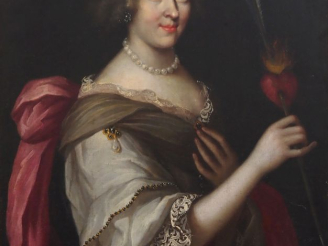 Vente aux enchères Ecole Hollandaise du XVIIème, entourage de Peter NASON. "Portrait de f