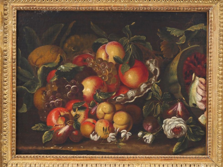 Ecole française ou italienne XVIIème, dans le gout de RUOPPOLO. "Natur