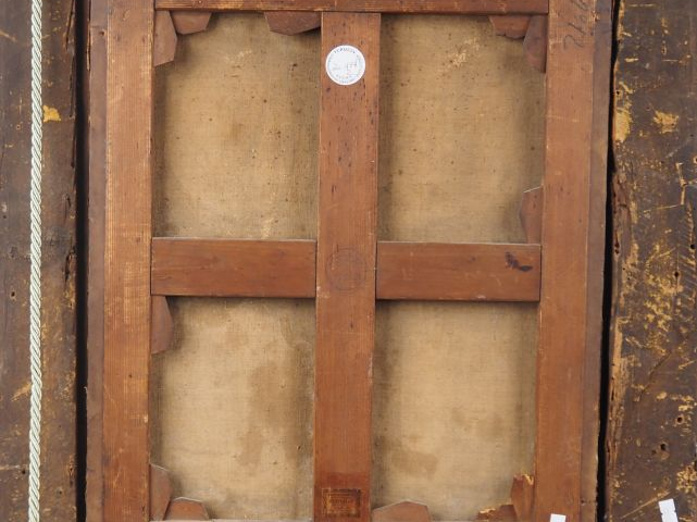 Ecole vénitienne du XIXème, dans le goût de TINTORET. "Portrait de vén