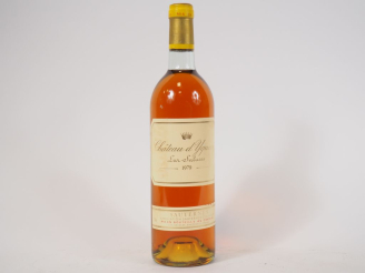 Vente aux enchères 1 BOUTEILLE CHÂTEAU D'YQUEM 1er CCS SAUTERNES - 1979 - BG