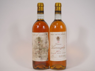 Vente aux enchères 2 BOUTEILLES CHÂTEAU LARROUQUEY CÉRONS 1989 - 1 ETA