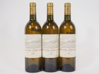 Vente aux enchères 3 BOUTEILLES DOMAINE DE CHEVALIER GCC GRAVES - 1990