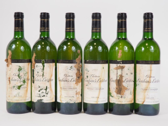 Vente aux enchères 6 BOUTEILLES CHÂTEAU COUHINS LURTON CC GRAVES - 1992 - ETA