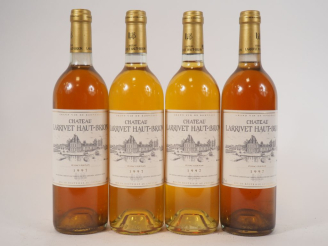 Vente aux enchères 4 BOUTEILLES CHÂTEAU LARRIVET HAUT BRION GRAVES - 1997