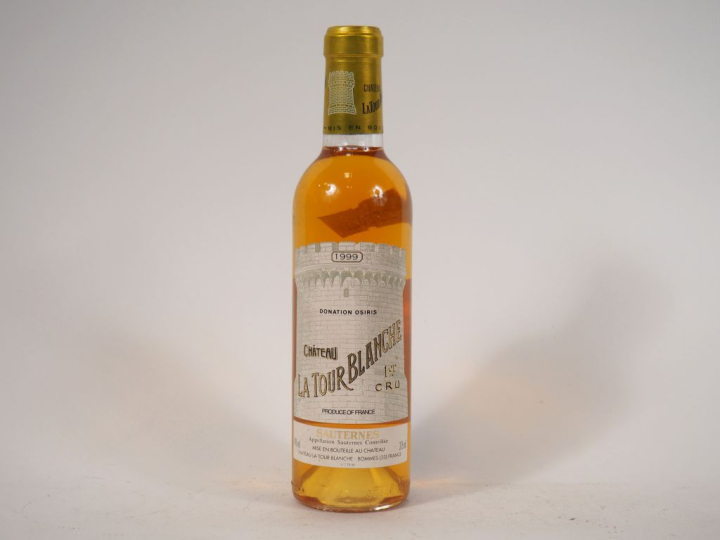 1 BOUTEILLE (37,5 CL) CHÂTEAU LA TOUR BLANCHE 1er CC SAUTERNES - 1999