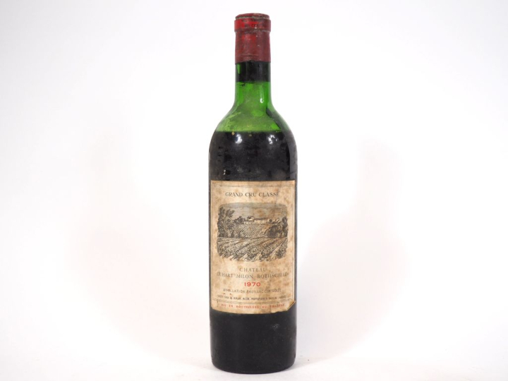 1 BOUTEILLE CHÂTEAU DUHART MILON GCC PAUILLAC - 1970 - BEP/BS/CAPS TRE