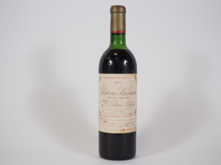 1 BOUTEILLE CHÂTEAU BRANAIRE GCC ST JULIEN - 1973 - LB-HEP/ET