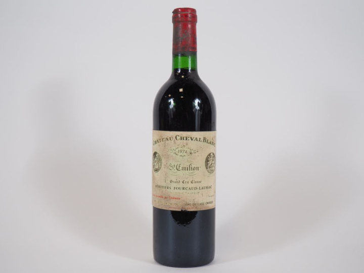1 BOUTEILLE CHÂTEAU CHEVAL BLANC 1er GCC ST ÉMILION - 1974 - ELF