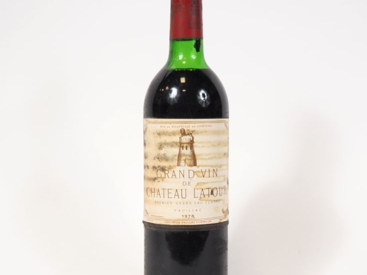1 BOUTEILLE CHÂTEAU LATOUR 1er GCC PAUILLAC - 1976 - LB/EA