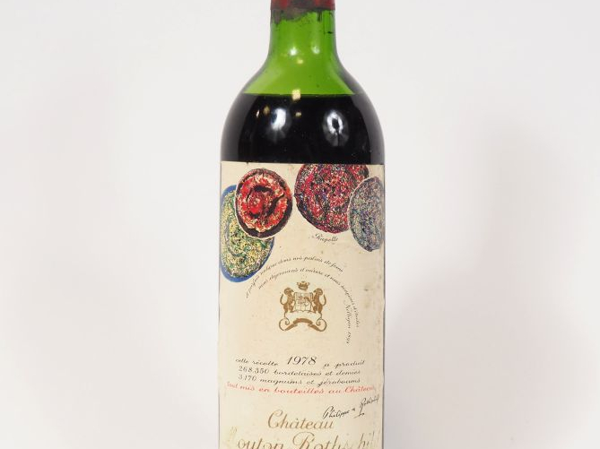 1 BOUTEILLE MOUTON ROTHSCHILD 1er GCC PAUILLAC - 1978 - MEP-BEP