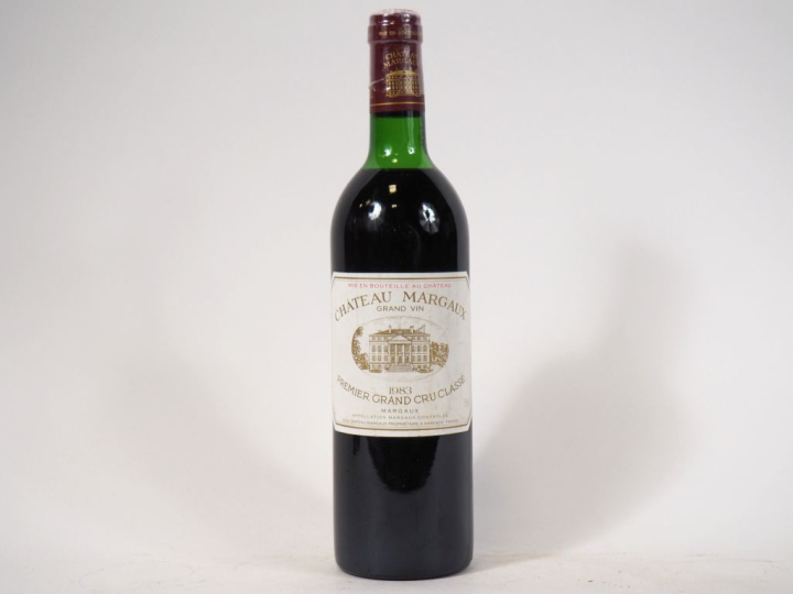 1 BOUTEILLE CHÂTEAU MARGAUX 1er GCC MARGAUX - 1983 - LB