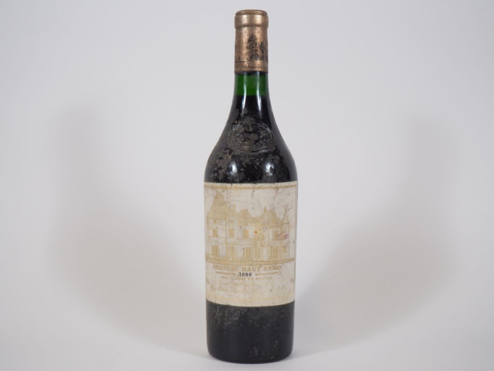 1 BOUTEILLE CHÂTEAU HAUT BRION 1er GCC GRAVES - 1986 - EF/BS