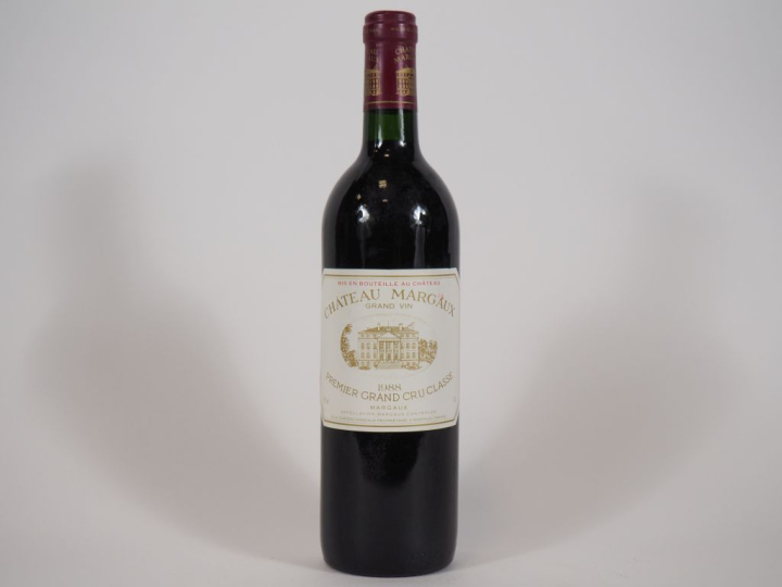 1 BOUTEILLE CHÂTEAU MARGAUX 1er GCC MARGAUX - 1988 - BLS 