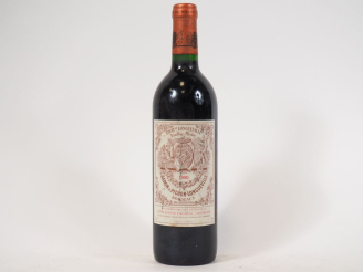 Vente aux enchères 1 BOUTEILLE CHÂTEAU BARON PICHON DE LONGUEVILLE GCC PAUILLAC - 1990