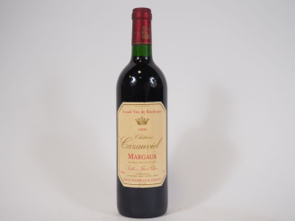Vente aux enchères 1 BOUTEILLE CHÂTEAU CAZAUVIEL MARGAUX - 1996