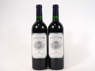 Vente aux enchères 2 BOUTEILLES CHÂTEAU LA CONSEILLANTE POMEROL - 1996