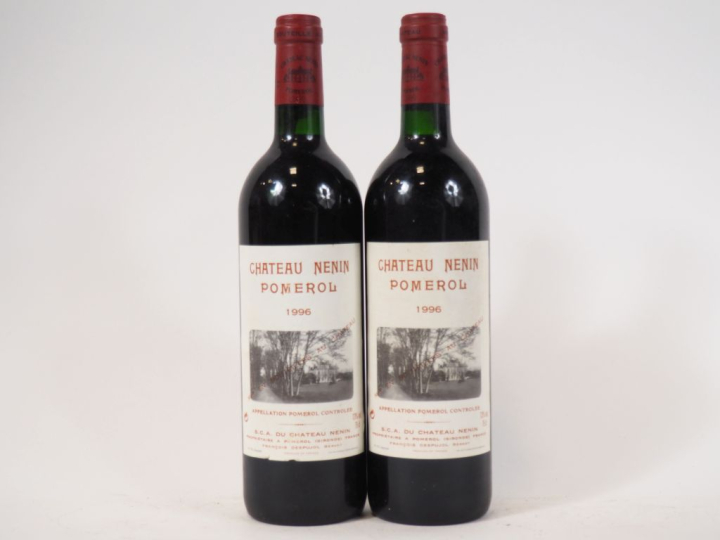 2 BOUTEILLES CHATEAU NENIN POMEROL - 1996