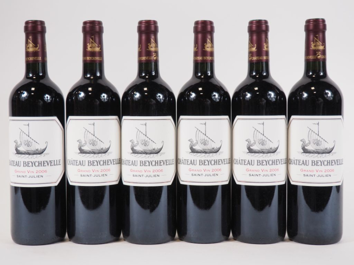 6 BOUTEILLES CHÂTEAU BEYCHEVELLE GCC ST JULIEN - 2006 - CBO 
