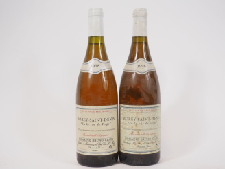 Vente aux enchères 2 BOUTEILLES MOREY SAINT DENIS'"EN LA RUE DE VERGY' DOMAINE BRUNO CLAI