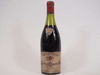 Vente aux enchères 1 BOUTEILLE GEVREY CHAMBERTIN G. PRIEUR - 1950 - 5 CM/ETA/COLERETTE AB