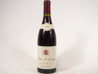 Vente aux enchères 1 BOUTEILLE NUITS ST GEORGES 1er CRU DOMAINE CONFURON - 1990