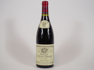Vente aux enchères 1 BOUTEILLE BEAUNE 1er CRU 'CLOS DES URSULES' LOUIS JADOT- 1993